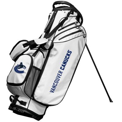 Team Golf NHL Vancouver Canucks Birdie Golf Stand Bag, Lightweight, 14-Way Club Divider, Spring Action Stand, Insulated Cooler Pocket, Velcro Glove and Umbrella Holder & Padded Handles