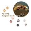 MUUNN 200pcs/lot Fly Tying Tungsten Beads,Cyclops Tungsten Nymph Head Ball for Fly Tying Materials 5.5mm,Combination 4 Colors view 3