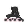 Roces Women's Warp Thread TIF Outdoor Breathable Fitness Comfortable Inline Skates | Memory Buckle, Easy Entry Boots, Glass Fiber Reinforced Shell | 84mm 82A Wheels, Black/Light Pink, 11 view 3
