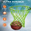 XXXYYY Green Basketball Net Outdoor Heavy Duty, 2022 Newest Professional On-Court Quality [6.88Ounce], Fits Outdoor Standard Size Hoop, All Weather Anti Whip-12 Loops view 2
