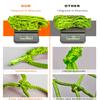 XXXYYY Green Basketball Net Outdoor Heavy Duty, 2022 Newest Professional On-Court Quality [6.88Ounce], Fits Outdoor Standard Size Hoop, All Weather Anti Whip-12 Loops view 3