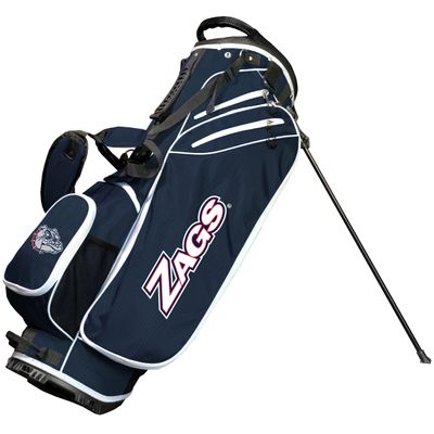 Team Golf NCAA Birdie Stand Golf Bag, Lightweight, 14-Way Club Divider, Spring Action Stand, Insulated Cooler Pocket, Hook-and-Loop Fastener Glove and Umbrella Holder & Padded Handles