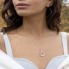 zapbest Rising Phoenix Necklace to My Loving Mom, from Daughter, Birthday Necklace for Mother, Mom, Mothers Day Necklace, from Daughter, Rising Phoenix Neck view 4