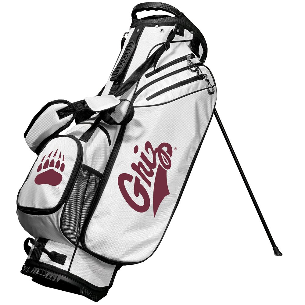 Team Golf NCAA Birdie Stand Golf Bag, Lightweight, 14-Way Club Divider, Spring Action Stand, Insulated Cooler Pocket, Hook-and-Loop Fastener Glove and Umbrella Holder & Padded Handles