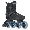 Roces Men's Warp Thread TIF Outdoor Breathable Fitness Comfortable Inline Skates | Memory Buckle, Easy Entry Boots, Glass Fiber Reinforced Shell 84mm 82A Wheels, Black/Air Blue, 10 view 1