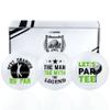 CybGene Funny Grandpa Gifts Golf Balls Set for Men or Him, Perfect for Grandpa, Coworkers, Boss, Golfers, Golf Lovers for Birthday & Father's Day - White view 1