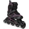 Roces Women's Weft Thread Lightweight Breathable Adjustable Fitness Ecology Outdoor 4 Wheel Inline Racing Skates with Easy Entry System & & Secure Closure, Supplied with Brake, Black/Fuchsia, 10 view 2