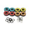 SUOFEILAIMU 608 Skateboard Bearing ABEC-9 Inline Roller Skates Bearing Skateboard Longboard Wheels Bearing with Washer Spacers (Color : 8pcs Bearing Colorful) view 1