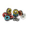 SUOFEILAIMU 608 Skateboard Bearing ABEC-9 Inline Roller Skates Bearing Skateboard Longboard Wheels Bearing with Washer Spacers (Color : 8pcs Bearing Colorful) view 4