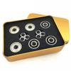 SUOFEILAIMU Professional Speed Skating Race Bearing 608 with 7 Ceramic Beads for Three-Wheel Speed Skate Shoes Bearing Skates (Color : 12 Bearings and 6 Spacer) view 4