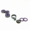 SUOFEILAIMU 16pcs ILQ-11 Roller Skate Bearing 608-2rs Inline Skate 8x22x7mm Bearing Longboard Skateboard Bearing 608 (Color : 16pcs ILQ11 Bearing) view 4