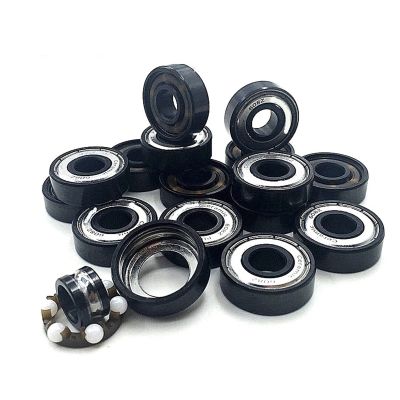 SUOFEILAIMU 608 Ceramic 6 Ball Bearing for Professional Speed Skating Inline Skates Roller Bearing 608 Abec11 Skateboard Longboard Scooter (Color : 16pcs zro2 Ball 608z)