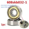 SUOFEILAIMU 608 Skate Bearings with 7 Ceramic Beads Inline Roller Skates Speed Ceramic Bearing Scooter Skateboard Bearing (Color : 2pcs Bearing) view 2
