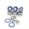 SUOFEILAIMU 10pcs 608 Blue Roller Skates Skateboard Bearings ABEC-9 Longboard Wheels Bearing Scooter Bearing 608 (Color : 10pcs 608 Bearing) view 3