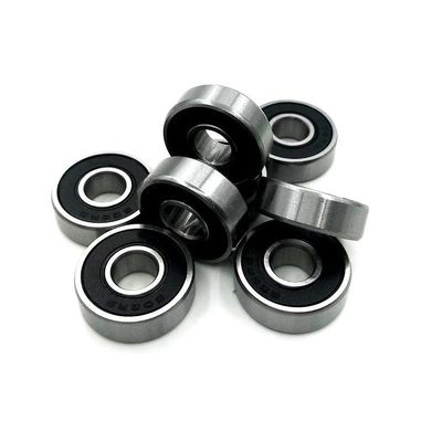 SUOFEILAIMU 608-2rs Roller Skate Bearing ABEC-11 Skating Skateboard Bearings 8x22x7mm Skates Wheel Scooter Accessories (Color : 8pcs Black Seal 608)