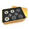 SUOFEILAIMU 608 Skate Bearings with 7 Ceramic Beads Inline Roller Skates Speed Ceramic Bearing Scooter Skateboard Bearing (Color : 12pcs Bearing 6pcs Spacer) view 1