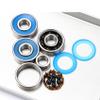 SUOFEILAIMU 16pcs 7 Ceramic Ball Skate Bearing 608 for Professional Inline Roller Skates Speed Skating Competition Bearing 608 (Color : 16pcs 608) view 4