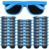 FEPITO 30 Pieces Bulk Party Sunglasses for Birthday Party Supplies Treat Bag Fillers for Beach Pool Party Toys, Blue view 1
