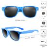 FEPITO 30 Pieces Bulk Party Sunglasses for Birthday Party Supplies Treat Bag Fillers for Beach Pool Party Toys, Blue view 2
