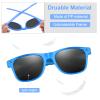 FEPITO 30 Pieces Bulk Party Sunglasses for Birthday Party Supplies Treat Bag Fillers for Beach Pool Party Toys, Blue view 3