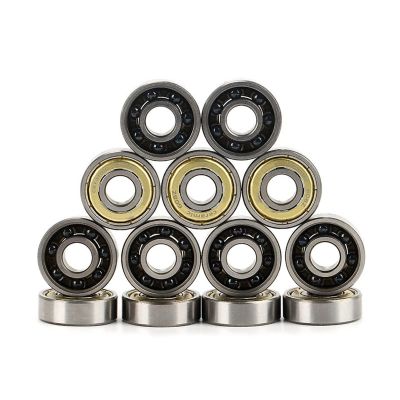 SUOFEILAIMU Abec-11 608 Ceramic Ball Bearing Roller Skates Inline Speed Skating Inline Skate Shoes 7 Ball Ceramic Skate Bearing (Color : 16pcs Bearing 608)
