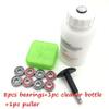 SUOFEILAIMU 8pcs 608 Inline Skates Bearing+1 Skateboard Bearing Cleaner Bottle+Competitional Skating 608 Bearing Disassembling Tool view 3