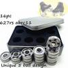 SUOFEILAIMU Innovative Si3n4 Ceramic 5 Balls 627 Bearing Professional Quad Roller Skates 7mm Artistic Skate rodamientos Figure Skate Bearing (Color : 16pcs Si3n4 5ball 627) view 2