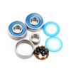 SUOFEILAIMU 7 Ceramic Beads Skate Bearing 608 Skateboard Longboard Wheels Bearings 608 Inline Roller Skates Stunt Scooter Bearing (Color : 10pcs 608 Si3n4 7ball) view 3