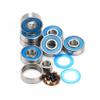 SUOFEILAIMU 7 Ceramic Beads Skate Bearing 608 Skateboard Longboard Wheels Bearings 608 Inline Roller Skates Stunt Scooter Bearing (Color : 10pcs 608 Si3n4 7ball) view 4