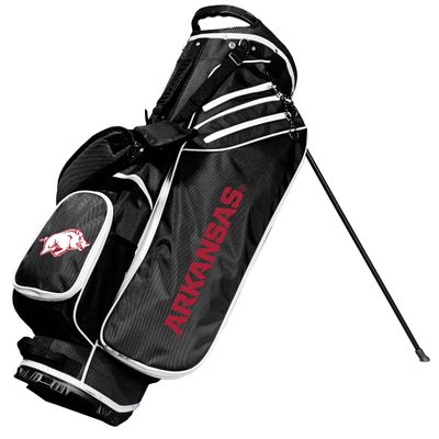 Team Golf NCAA Arkansas Birdie Stand Golf Bag, Lightweight, 14-Way Club Divider, Spring Action Stand, Insulated Cooler Pocket, Velcro Glove and Umbrella Holder & Padded Handles