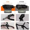 XXXYYY Black Basketball Net Outdoor Heavy Duty, 2022 Newest Professional On-Court Quality [6.88Ounce], Fits Outdoor Standard Size Hoop, All Weather Anti Whip-12 Loops view 3