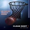 XXXYYY Black Basketball Net Outdoor Heavy Duty, 2022 Newest Professional On-Court Quality [6.88Ounce], Fits Outdoor Standard Size Hoop, All Weather Anti Whip-12 Loops view 4
