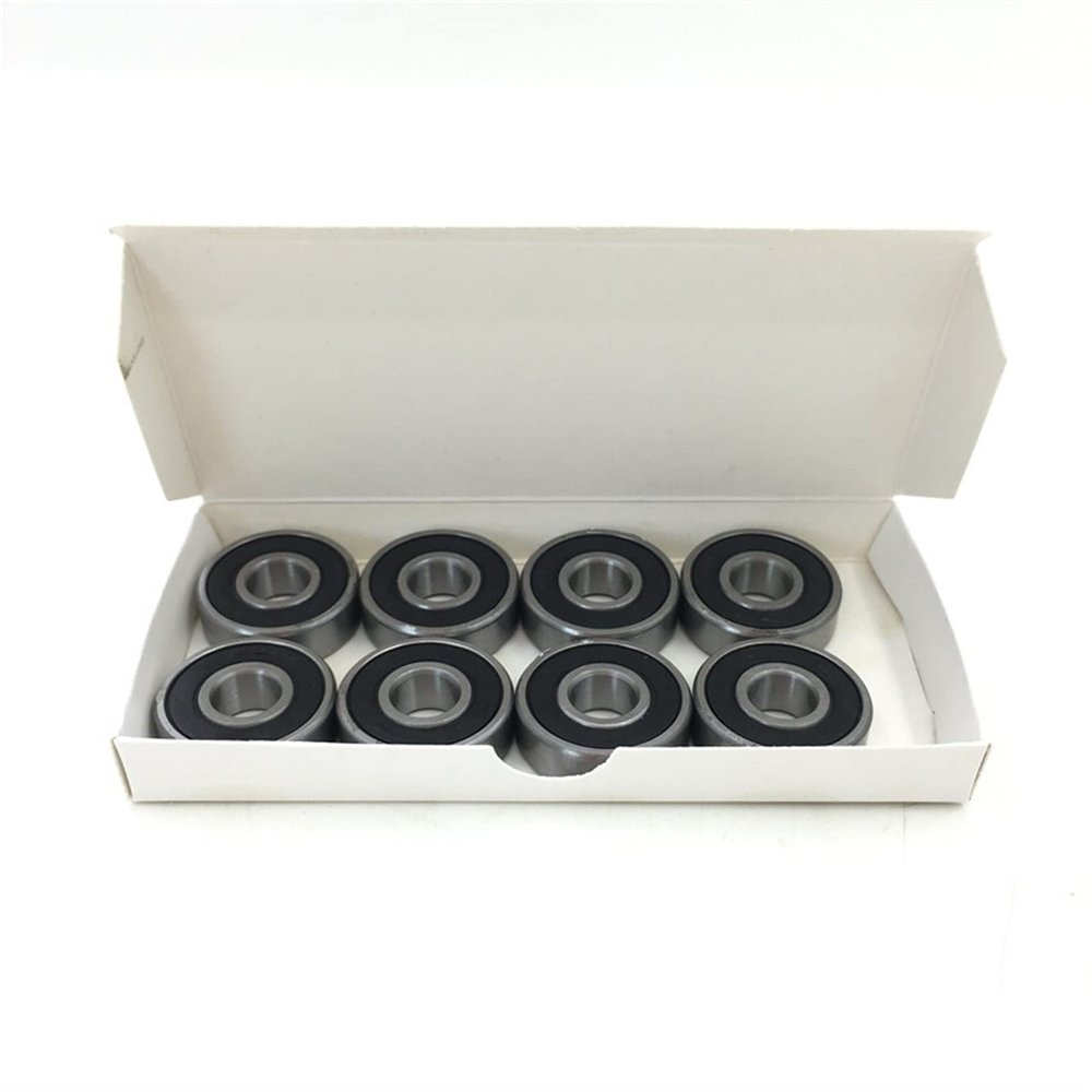 SUOFEILAIMU 8pcs 608-rs Precision Skate Bearing 8x22x7mm Bearings for Inline Skates Skateboard 608rs (Color : 8pcs 1 Set)