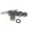 SUOFEILAIMU 8pcs 608-rs Precision Skate Bearing 8x22x7mm Bearings for Inline Skates Skateboard 608rs (Color : 8pcs 1 Set) view 2