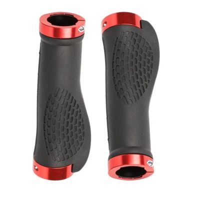 Rubber Grip Handlebar Cover Compatible with Kaabo Wolf Warrior Wolf Koning Wolf X Electric Scooter Anti-Slip Grip Replacement Parts (red)