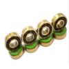 SUOFEILAIMU 8pcs/Set 608RS 608ZZ Tatinium Coated Gold Bearings 608 Inline Roller Skates Bearing 8x22x7mm Skating Bearing (Color : 8pcs Green abec9) view 2