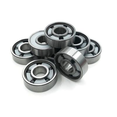 SUOFEILAIMU 8pcs 627-rs Competitional Quad Roller Skate Bearing 627 Si3n4 5 Balls Ceramic Artistic Skating Roller Bearings (Color : 8pcs 627 5ball Si3n4)