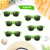 FEPITO 24 Pack Party Sunglasses Bulk for Birthday Party Favors Goody Bag Fillers for Beach Pool Party Toys for Adults, Green view 3