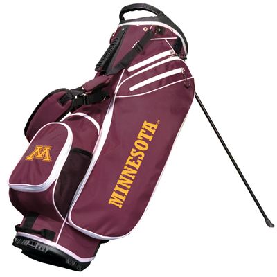 Team Golf NCAA Birdie Stand Golf Bag, Lightweight, 14-Way Club Divider, Spring Action Stand, Insulated Cooler Pocket, Hook-and-Loop Fastener Glove and Umbrella Holder & Padded Handles