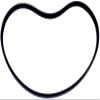 New Replacement Belt for Sunny Health and Fitness Bike SF RB1117 view 1