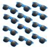 FEPITO 24 Pieces Party Sunglasses Bulk for Birthday Party Supplies Treat Bag Fillers for Beach Pool Party Toys for Adults, Blue view 1