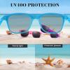 FEPITO 24 Pieces Party Sunglasses Bulk for Birthday Party Supplies Treat Bag Fillers for Beach Pool Party Toys for Adults, Blue view 4