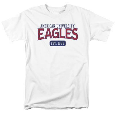 American University Official Est. Date Unisex Adult T Shirt,White, 4X-Large