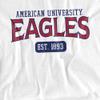 American University Official Est. Date Unisex Adult T Shirt,White, 4X-Large view 2