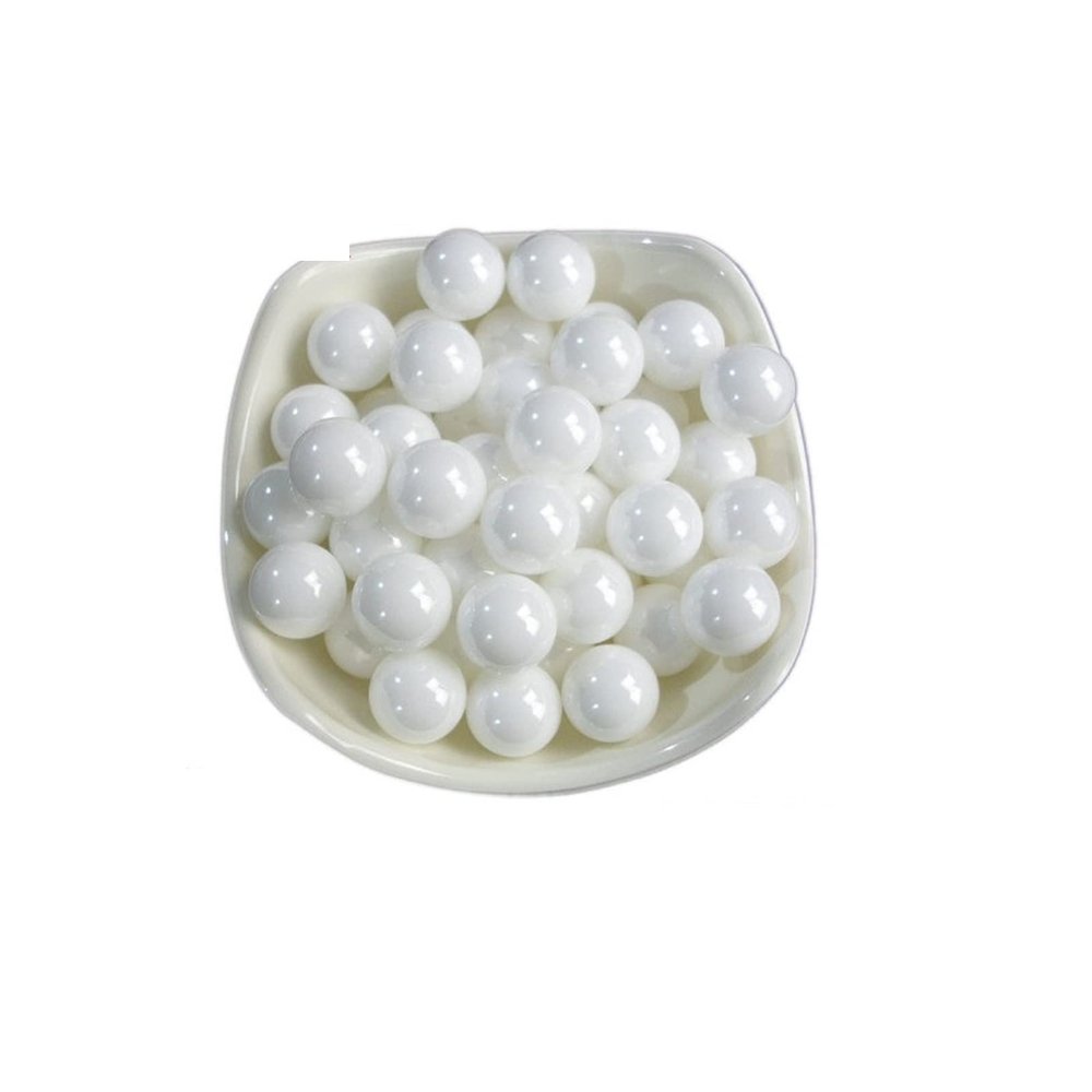 SUOFEILAIMU 30pcs 3.969mm Ceramic Balls Replacement for Skate 608/627 Bearings G5 ZrO2 White or Si3N4 Black Pottery Beads Balls (Color : 30pcs ZrO2 White Ball)
