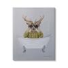 Stupell Industries Camping Deer Binoculars Vintage Bathtub Illustration, Design by Coco de Paris view 1