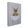 Stupell Industries Camping Deer Binoculars Vintage Bathtub Illustration, Design by Coco de Paris view 2