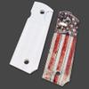 Cool Hand 1911 Grips, High Polished Acrylic, with Patriotic American US Flag, Full Size (Government/Commander), Gold Screws Included, Ambi Safety Cut, H1-S-ACUSF2 view 3