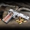 Cool Hand 1911 Grips, High Polished Acrylic, with Patriotic American US Flag, Full Size (Government/Commander), Gold Screws Included, Ambi Safety Cut, H1-S-ACUSF2 view 4