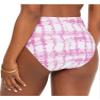 bar III Womens Tie-Dye High Waist Swim Bottom Separates Purple M view 2